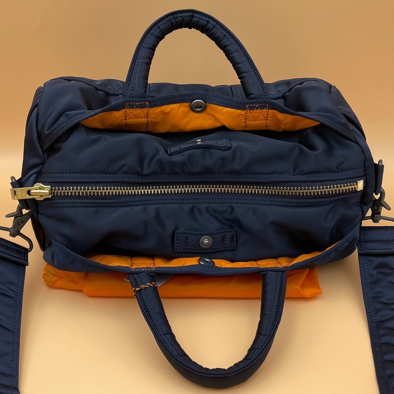 PORTER TANKER ROLL BAG アイアンブルー