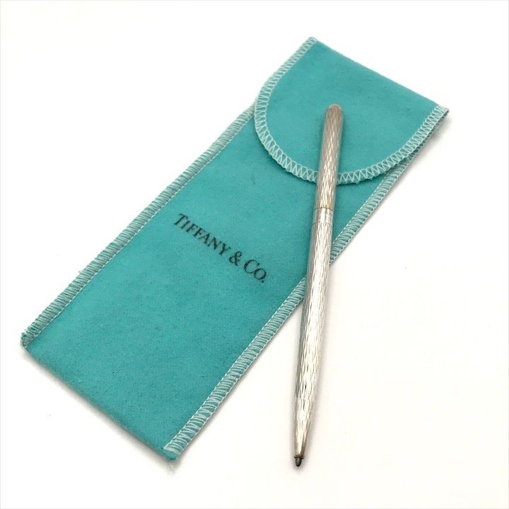 TIFFANY＆Co. ティファニー ウェーブ カービング ボールペン SV925 ツイスト式 筆記具 プレゼント m14312
