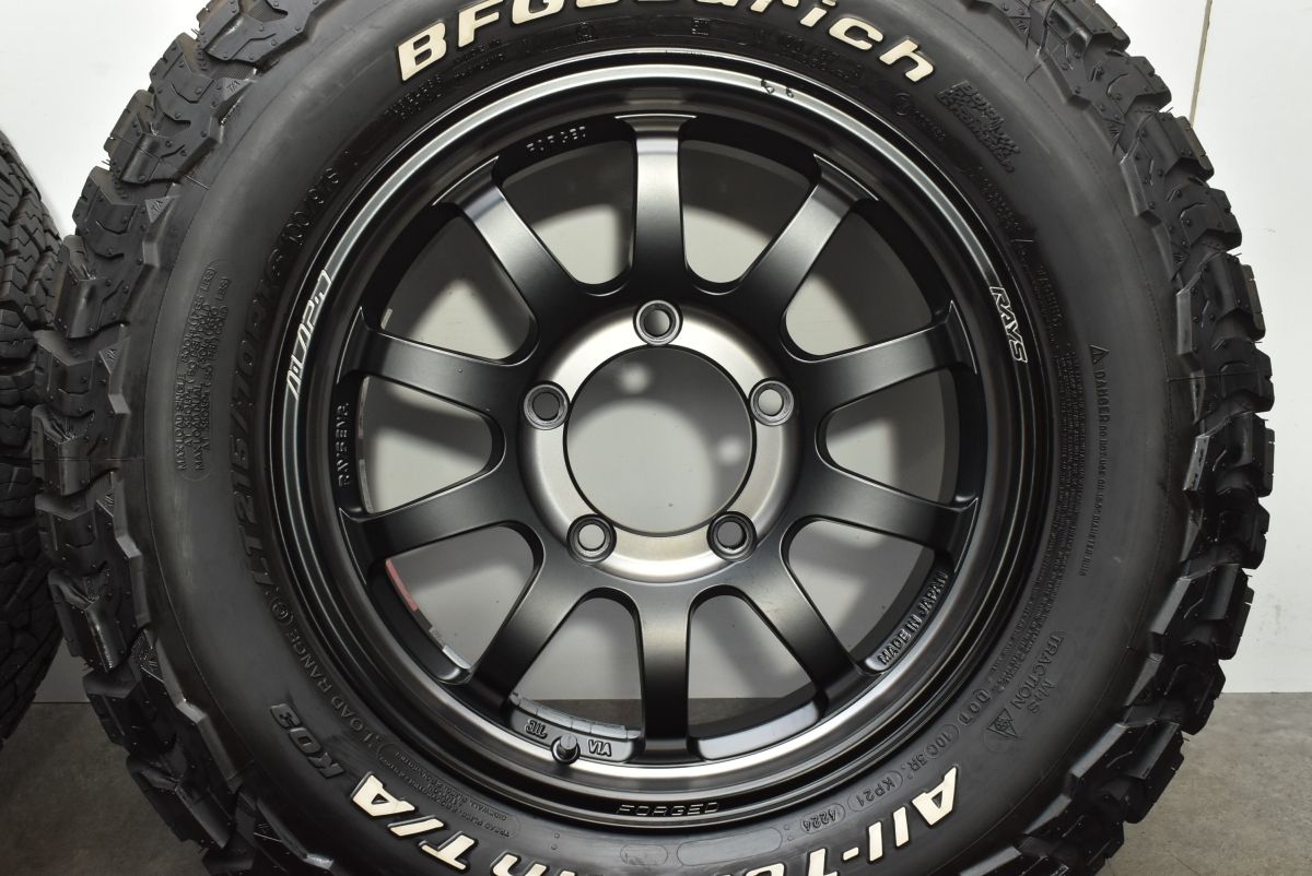 バリ溝 RAYS A LAP-J 16in 5.5J 20 PCD139.7 BFグッドリッチ オールテレーン KO3 LT215 70R16 ジムニーシエラ ノマド FFCRYSTALESIA_COM