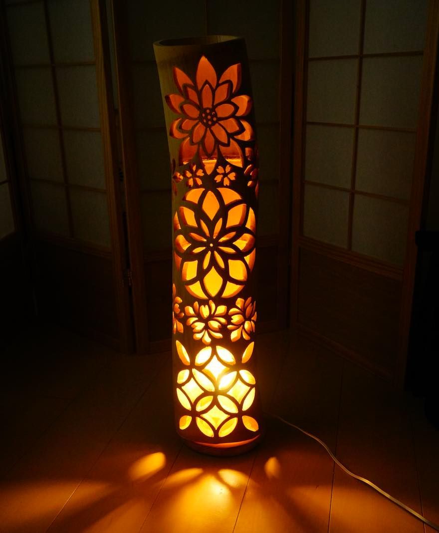 竹灯り・竹あかり・竹灯籠　～～ 癒しの灯り華花々～～
