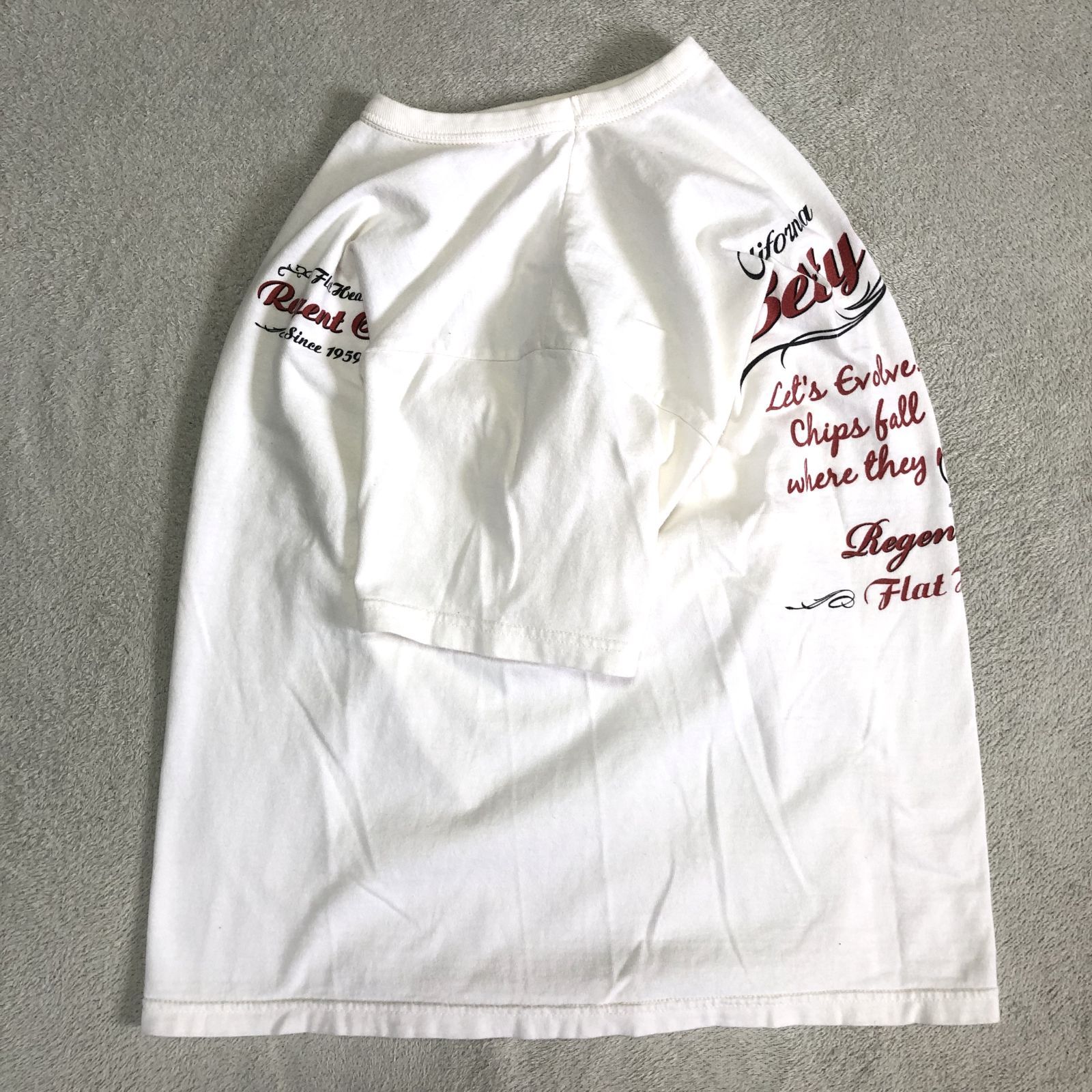 ◆Aelfric Eden◆クロス プリント 半袖Tシャツ 2色 送料込 THE FLAT HEAD ショートスリーブTシャツ 半袖カットソー エロT
