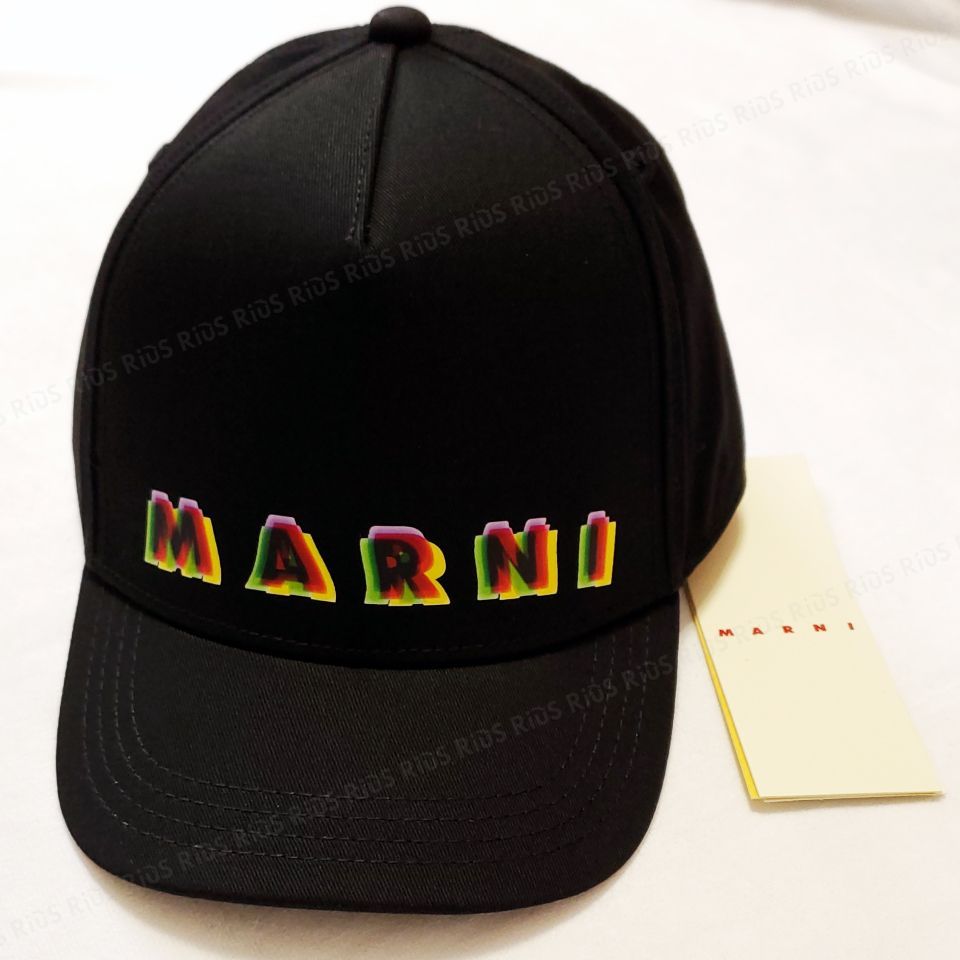 MARNI キッズキャップ ブラック 楽天市場】マルニ キャップ 帽子 キッズ ユニセックス