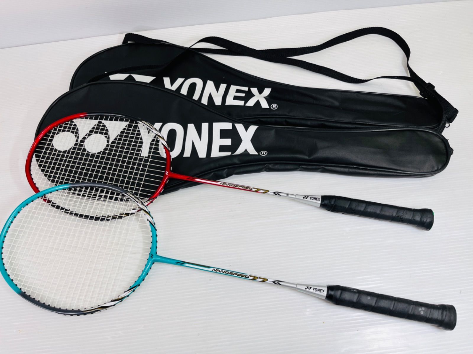 ヨネックス YONEX バドミントンラケット NANOSPEED77 2本セット - メルカリ