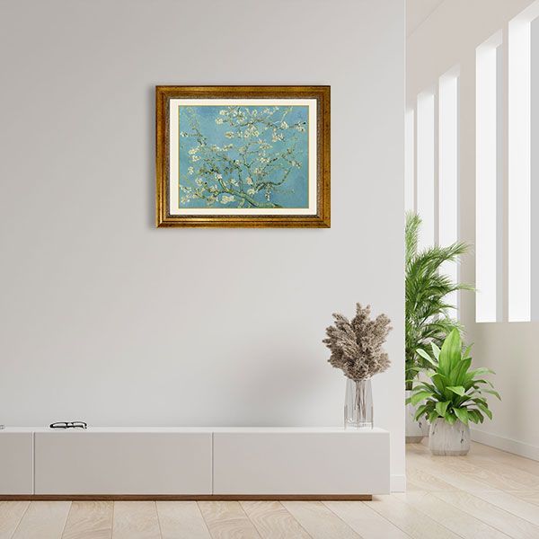 花咲くアーモンドの枝 複製画