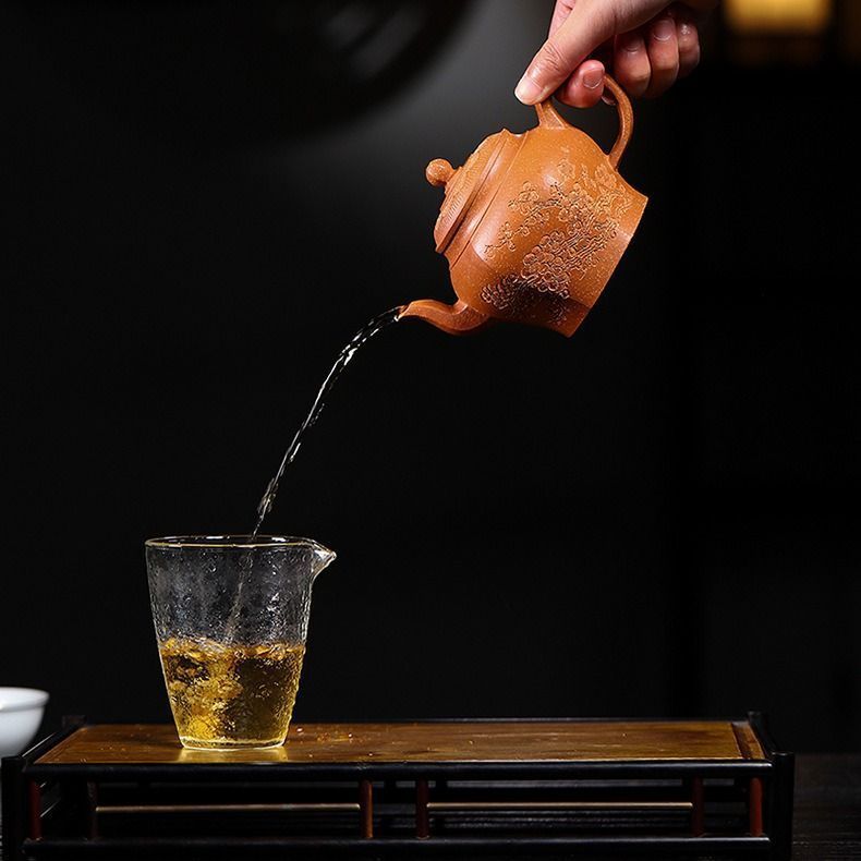 茶壷 急須 紫砂壺 ティーポット 常滑焼 紫砂茶器 唐物紫泥急須 紫砂壺