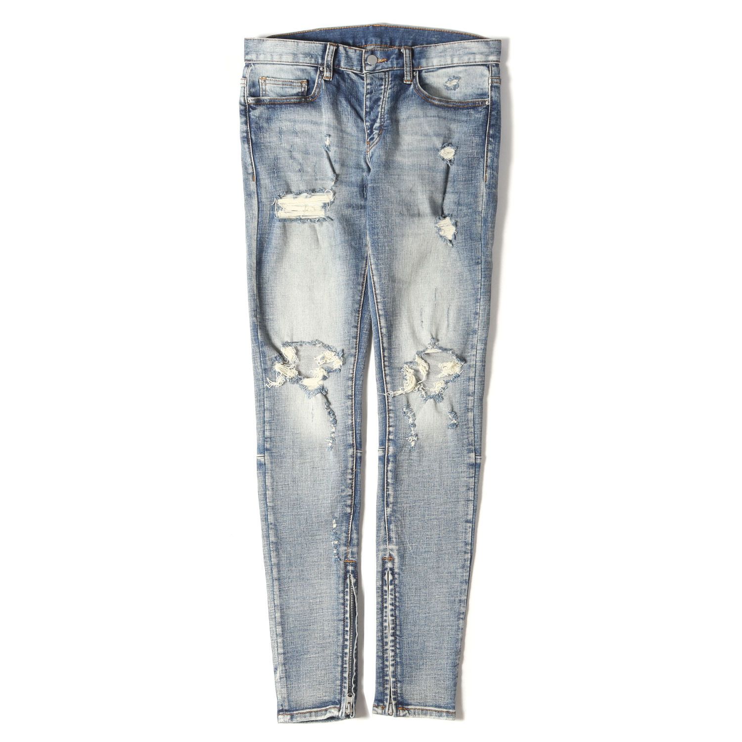 MNML ミニマル パンツ サイズ:30 デストロイ加工 ストレッチ