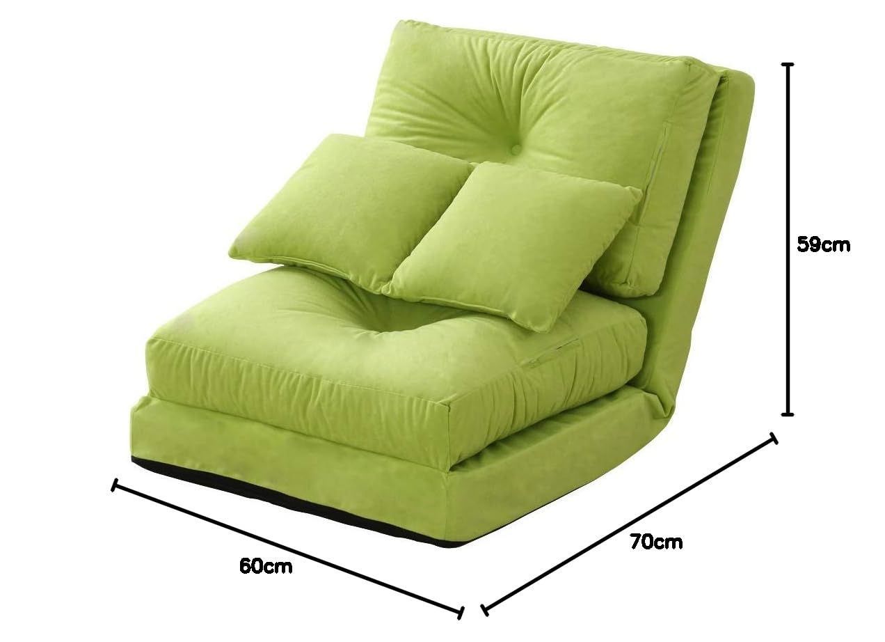 数量 アーバン通商 国産 3WAY ソファベッド fluffy フラフィ 60 グリーン リクライニング クッション付 ふんわり ふわふわ PF-019-60 MARWIL-DEMENAGEMENTS_CH