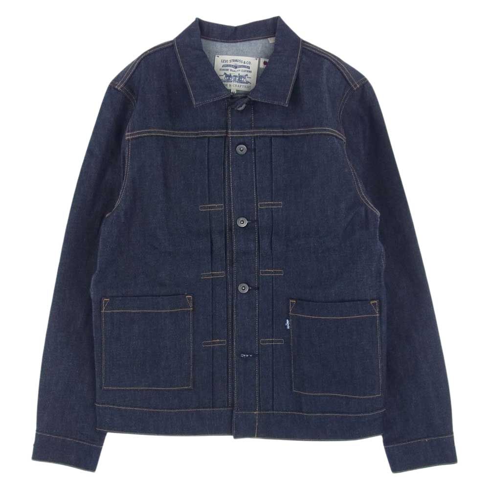Levi's リーバイス デニムジャケット 289430022 MADE&CRAFTED TYPE II トラッカー デニム ジャケット WORN ダークインディゴ CRISP インディゴブルー系 M【極上美品】【中古】 Levi's リーバイス デニムジャケット 289430022 MADE&CRAFTED TYPE II