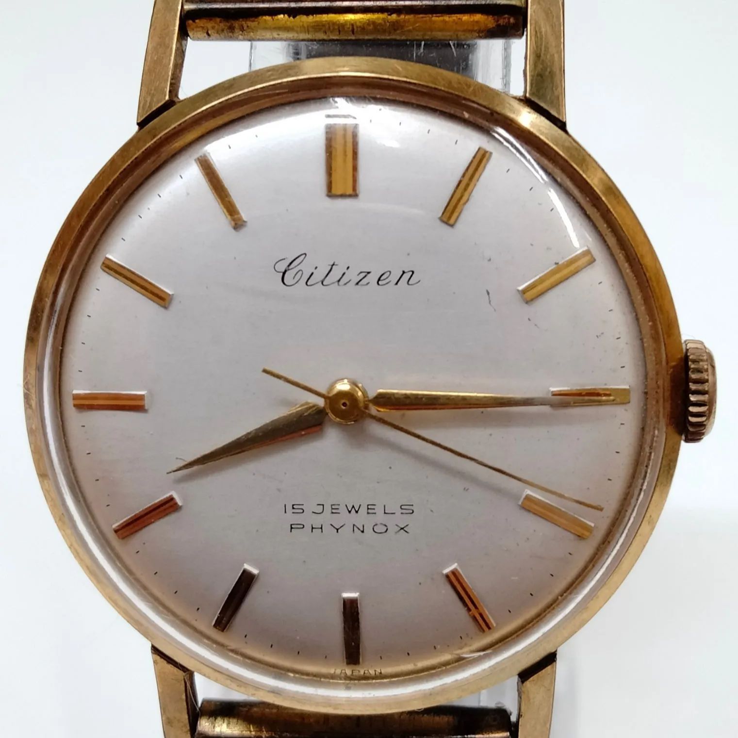 訳あり 希少ヴィンテージ 稼働中】シチズン Citizen 15JEWELS