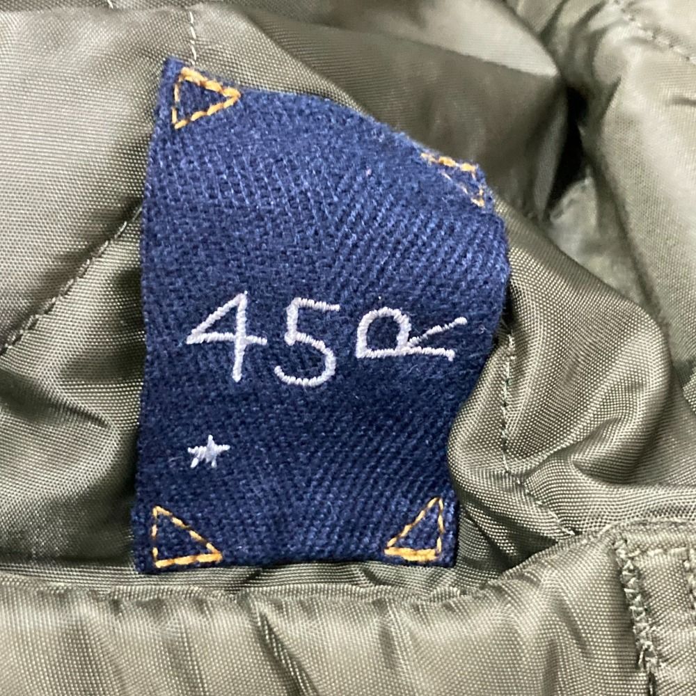45R フォーティファイブアール モールスキンの908リバーシブルジャケット 81010053 サイズ1 ネイビー×カーキ レディース 古着 GULLKHAN_COM