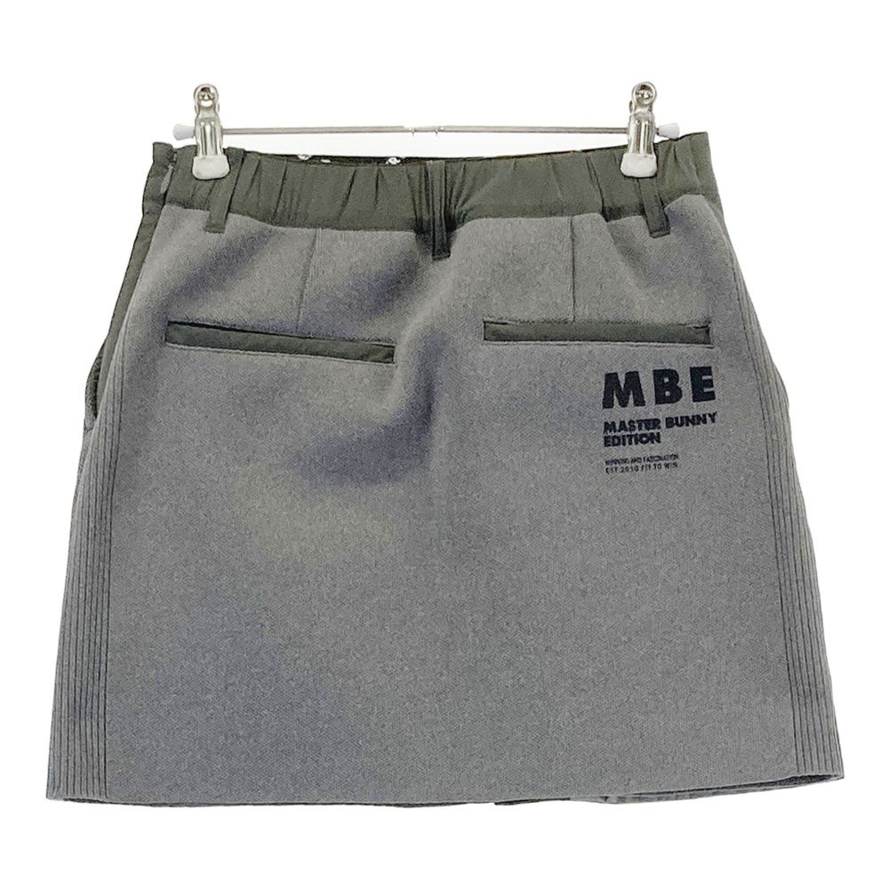 サイズ 00 MASTER BUNNY EDITION マスターバニーエディション 759-2234012 切替 ニットスカート グレー系 240101535140 ゴルフウェア レディース ストスト