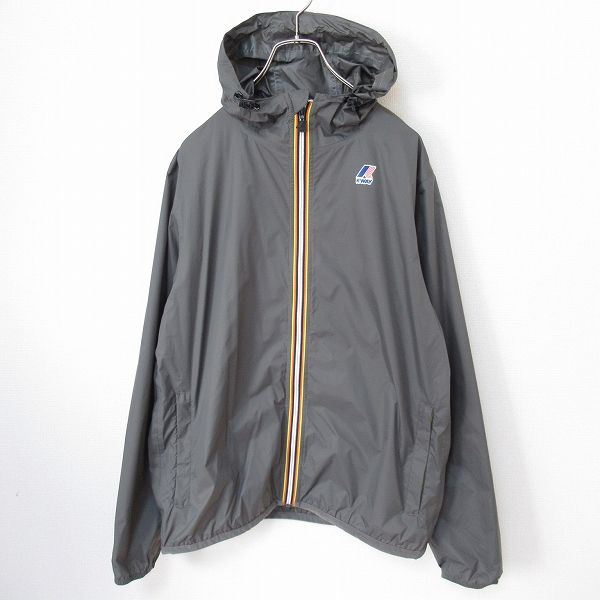 K-WAY ケーウェイ ナイロンジャケット ブルゾン M グレー系