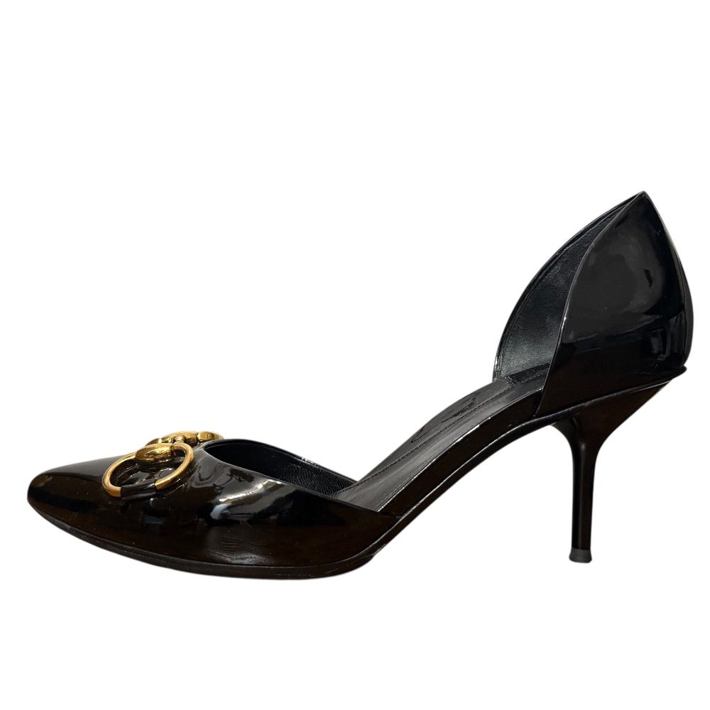 ◇ Gucci グッチ イタリア製 ポインテッドトゥ グッチ ホースビット