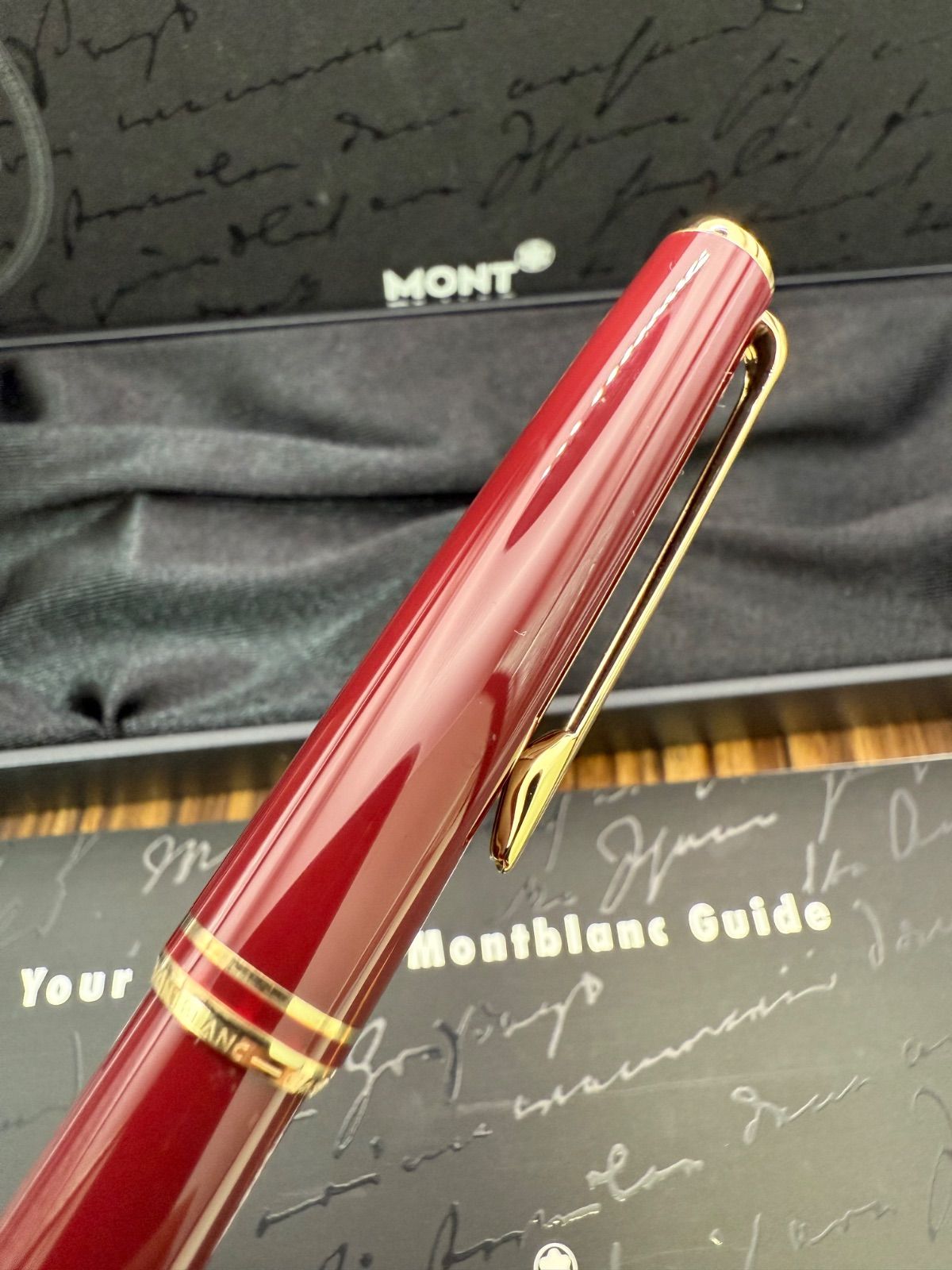 MONTBLANC ボールペン クラシック ストア CLASSIC 13200 ボルドー 猫の