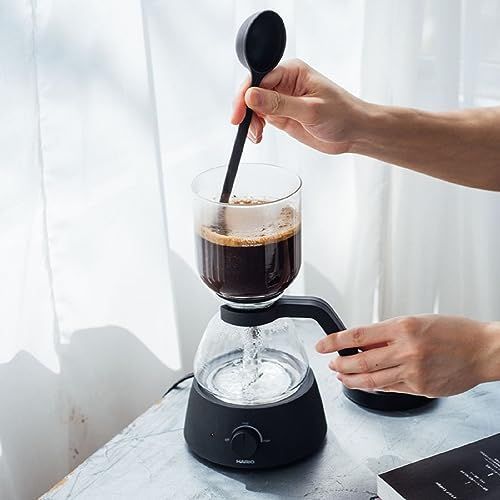 HARIOハリオ Electric Coffee Syphon 3杯用 実用容量360mL ブラック ...