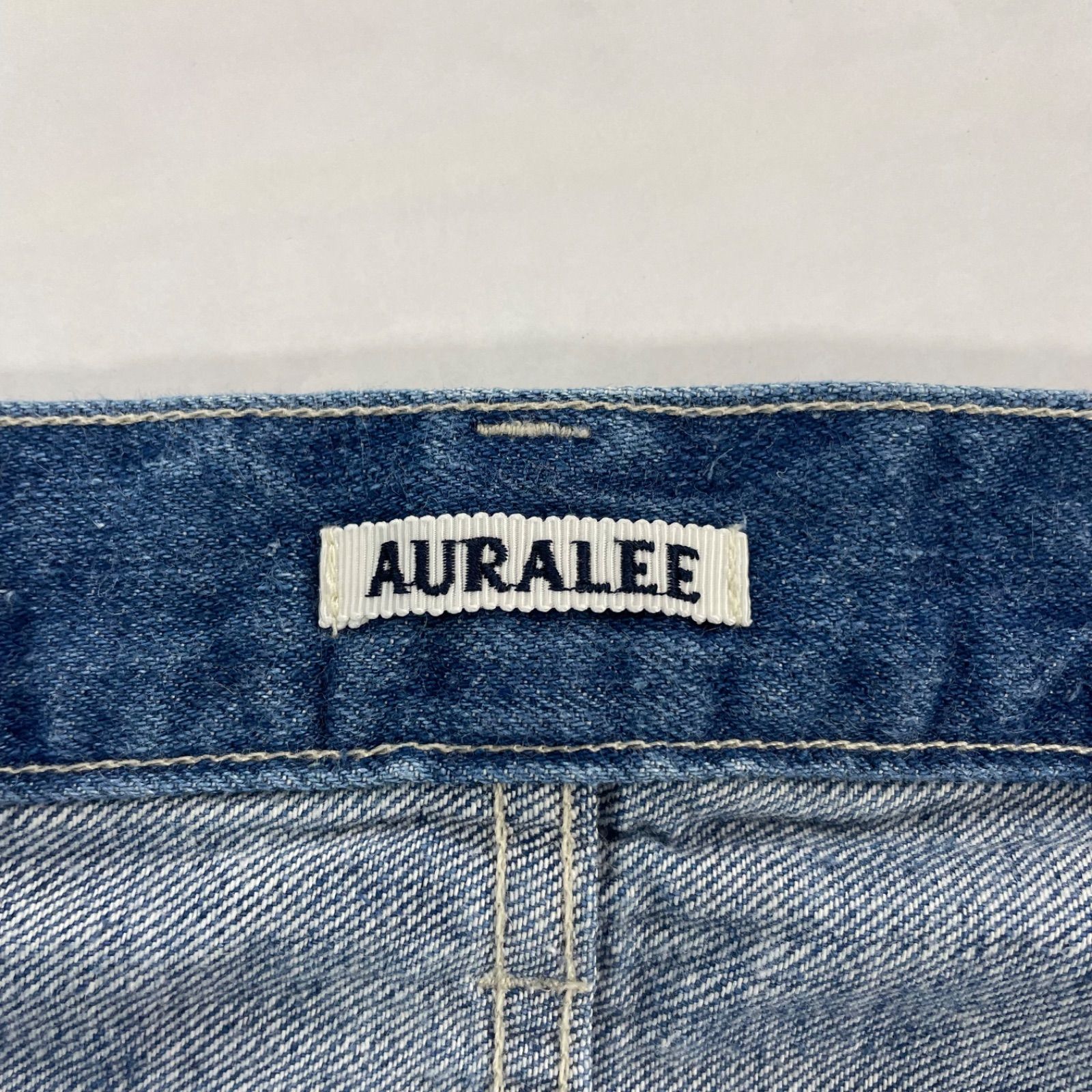 71】オーラリー 22AWセルビッチ ライデニム パンツ インディゴ4 AURALEE Selvedge Light Denim Pants  A22AP02SD - メルカリ