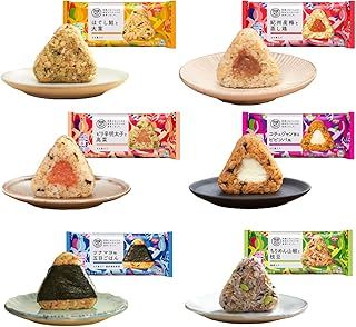 冷凍 完全メシ DELI 日清食品 おにぎり 冷凍おにぎり 6種 セット ほぐし鮭と大葉 紀州産梅と蒸し鶏 ツナマヨ味 五目ごはん ピリ辛明太子と高菜 ちりめん山椒と枝豆 コチュジャン香るビビンバ風 各1袋 3個入 × 6種