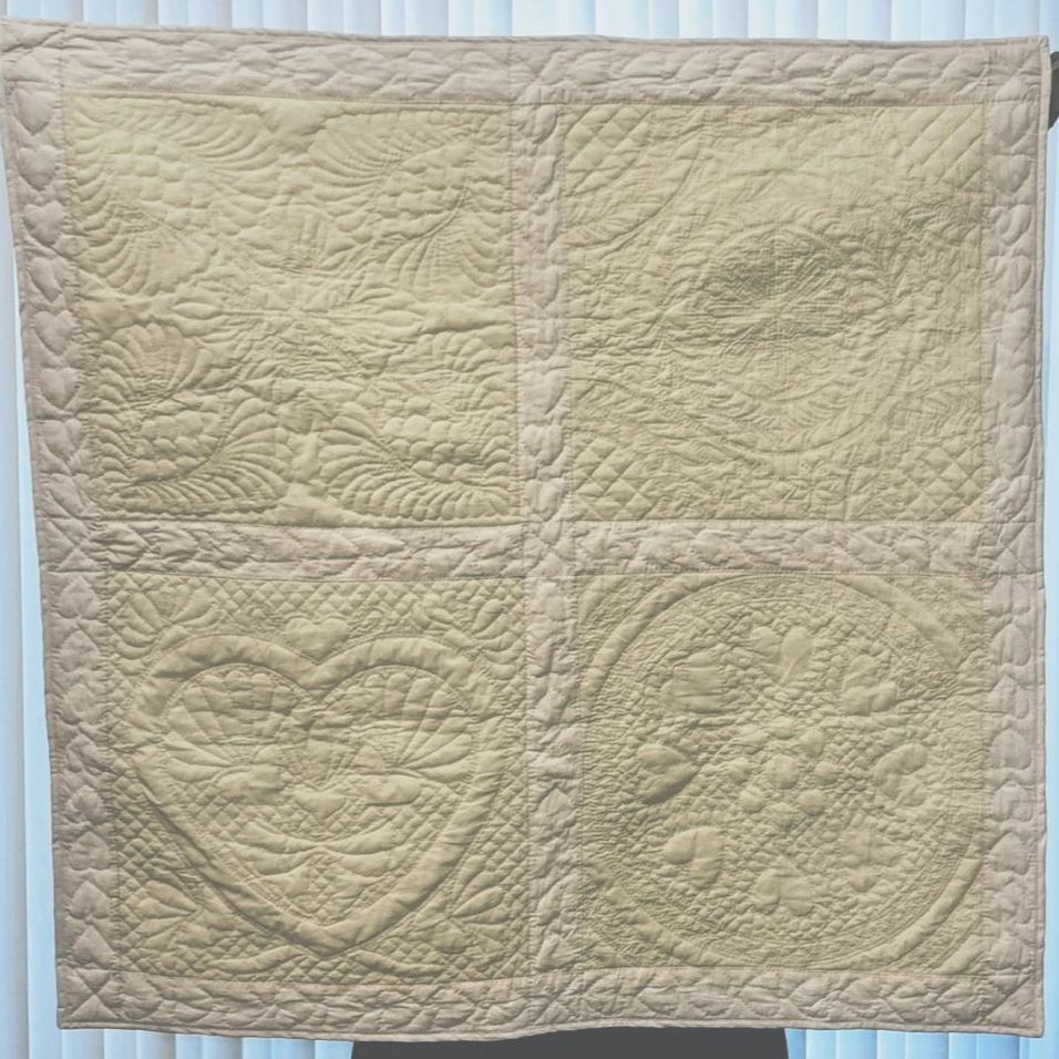 ※限定品※ヴィンテージキルト　タペストリー　カバー　【Kaleidoscope】 極太キルトハンドルカバー（ビニール付き）コスモス / トラック用品