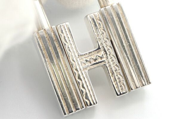 HERMES エルメス カデナ トゥアレグ Hチャーム シルバー925 エルメス