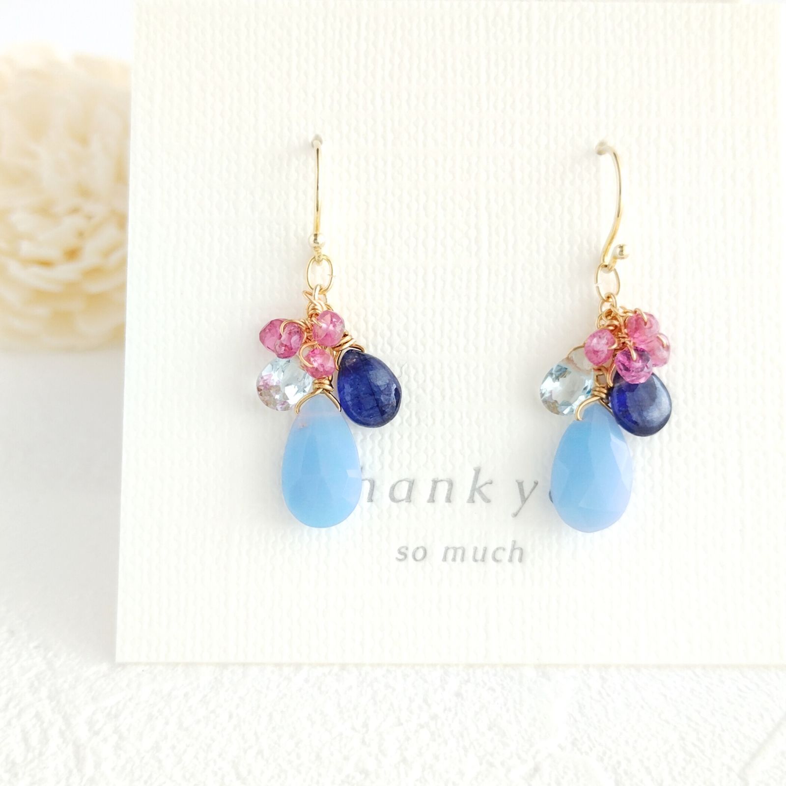 14kgf 天然石♡しゃらしゃらチャーム◝✩ 14kgf 天然石♡しゃらしゃらチャーム◝✩ 【公式通販】