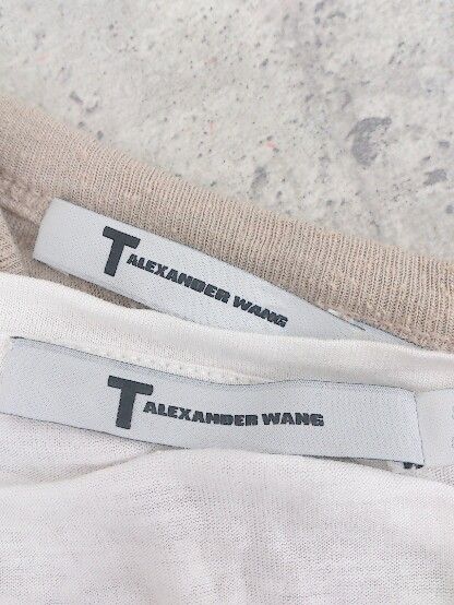 ◇ T BY ALEXANDER WANG ティーバイ アレキサンダーワン まとめ売り2点セット XS&Sサイズ タンクトップ カットソー *  【1002799235792】