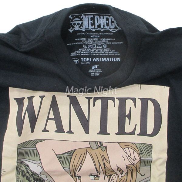 ワンピース ウォンテッド ナミ Tシャツ 並行輸入商品 【アニメ 漫画