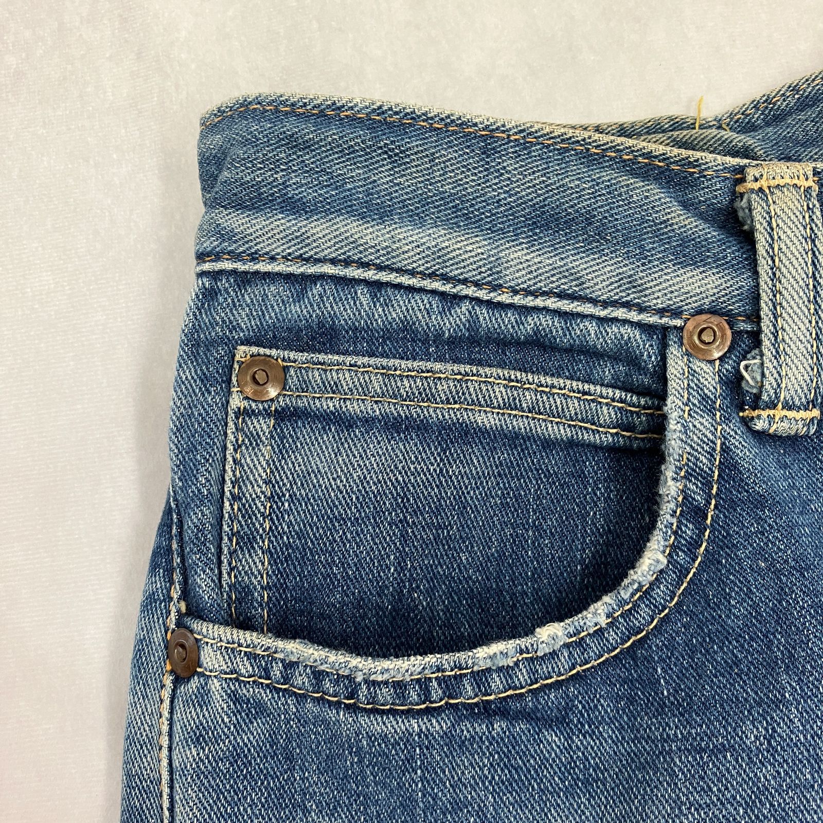 Lee リー 101B デニム パンツ Lot 4101 W29 インディゴ ボタン