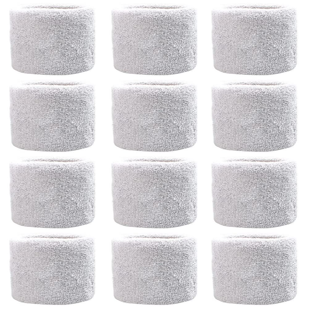 商品 12個セット 軽い 通気 伸縮性 吸水性 ショート スポーツバンド リストバンド FUPUTWO