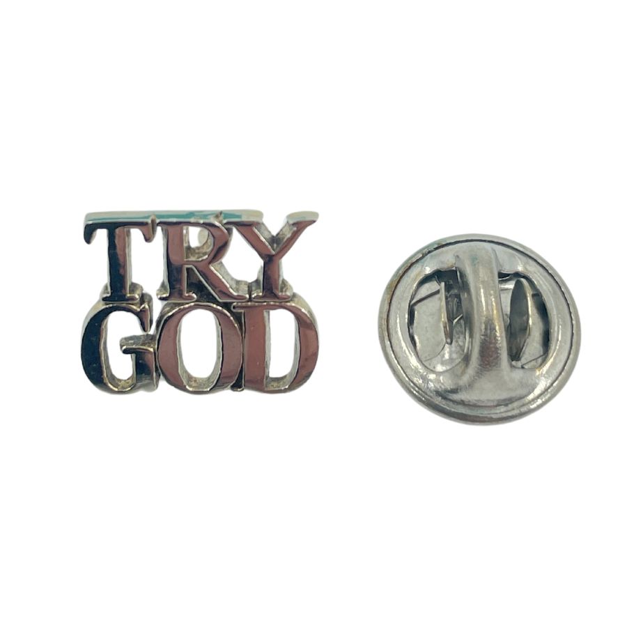 TIFFANY&Co. ティファニー TRY GOD ヴィンテージ ピンバッジ 88