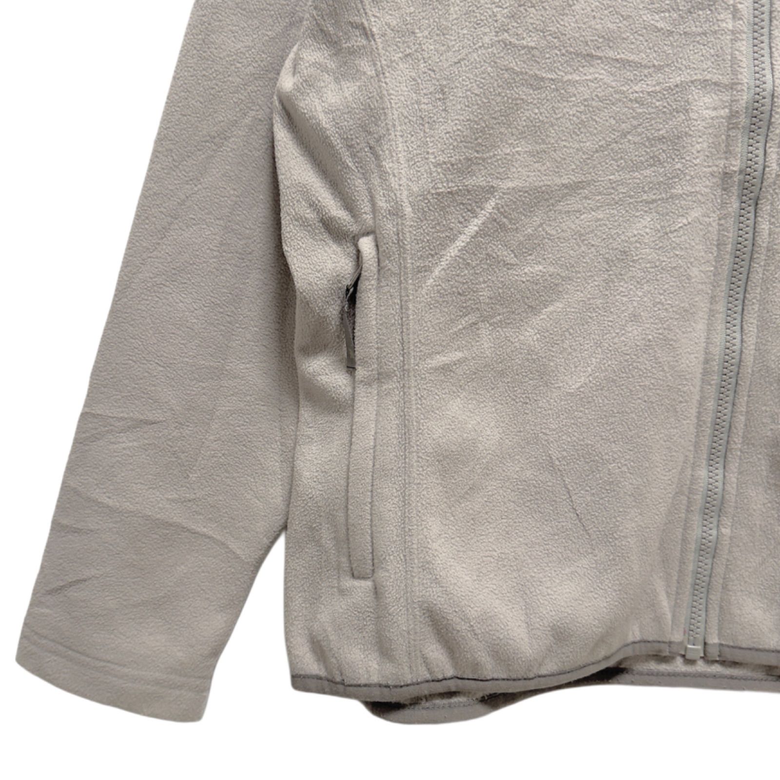 90s THE NORTH FACE ジップ　フリースジャケット　M相当　グレー ノースフェイス THE NORTH FACE M相当 フリースジャケット