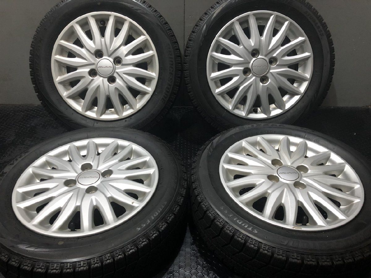 BS BLIZZAK VRX 155/65R14】スタッドレス【HONDA モデューロ 純正  