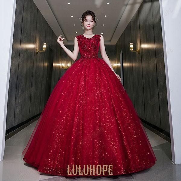 カラードレス ロングドレス ウェディングドレス パーティードレス 大きいサイズ ピアノ 発表会 成人式 演奏会用ドレス 大人 編み上げ