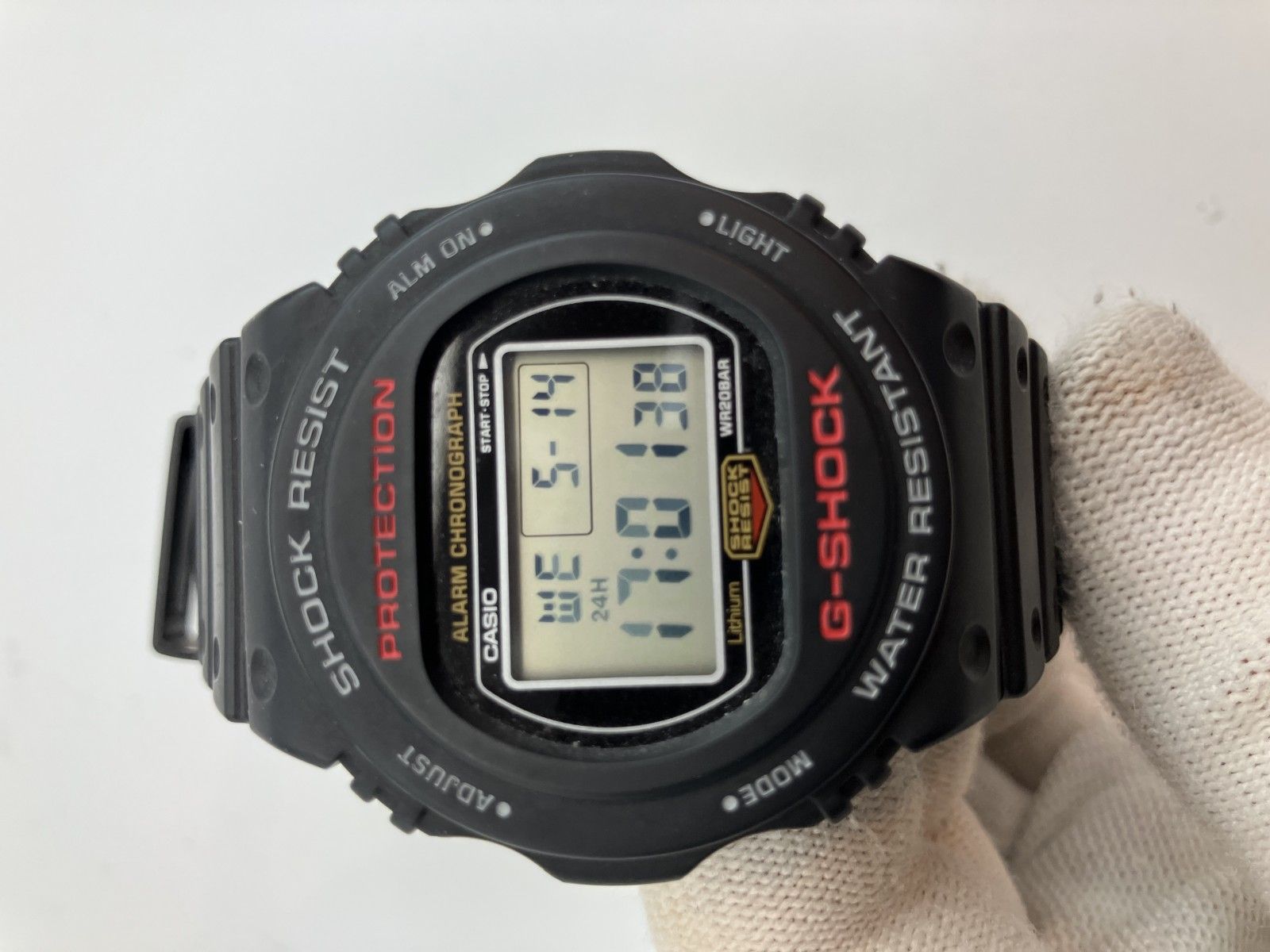 CASIO Gショック DW-5750E メンズ腕時計 ケース幅45mm クオーツ 黒