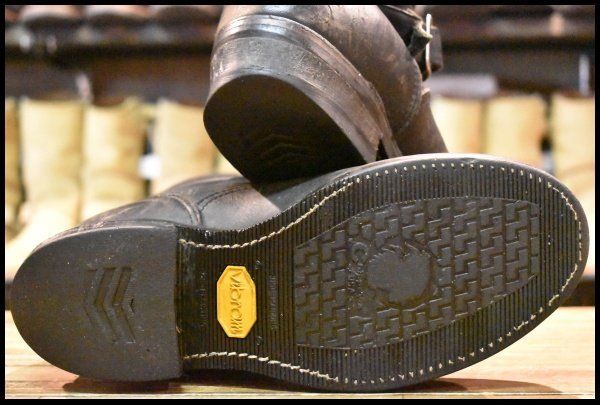 8.5EE 中古 黒タグ Cマーク PT83】Chippewa チペワ エンジニア 27863 