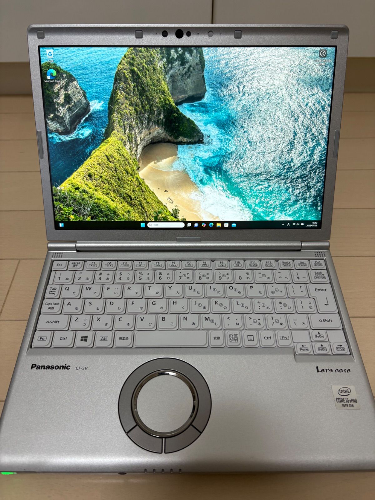 【美品/良品】Windows11 ノートパソコン レッツノート SV9 NVMe ほぼ美品/累積2100時間】Panasonic Let's note CF-SV9 Windows11
