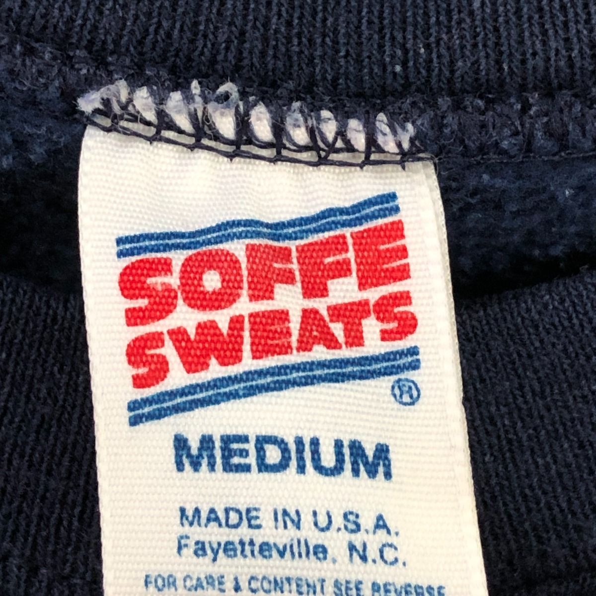 □□80s SOFFE SWEATS メンズ衣料 スウェット USAF SIZE M ネイビー