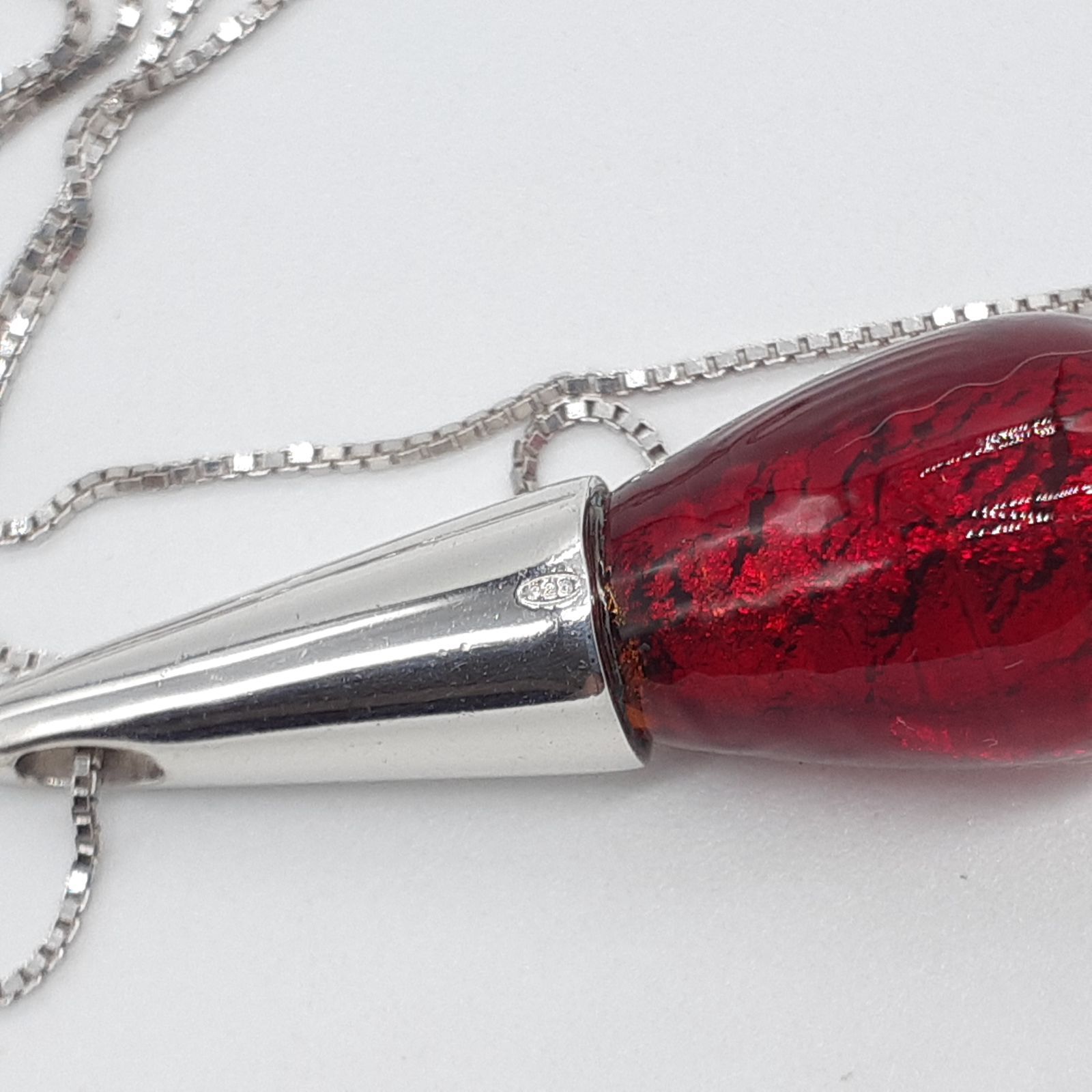Daveri Vicenza ネックレス SILVER 925 シルバー ベネチアンガラス 