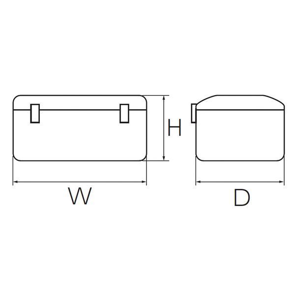 KTC 京都機械工具 片開きメタルケース W410×D210×H150 EK-3