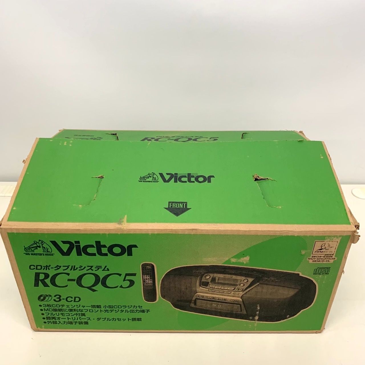 中古品】Victor CDポータブルシステム RC-QC5 ディスク