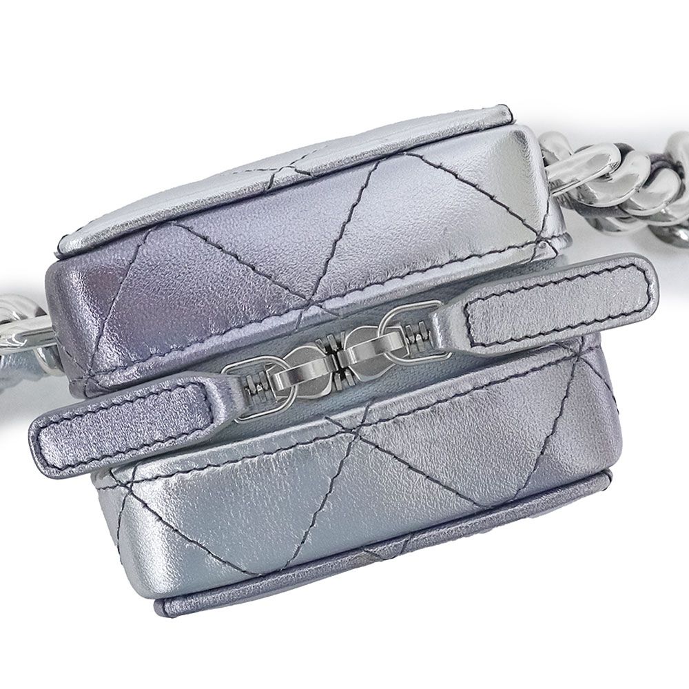 シャネル ココマーク マトラッセ パンクキューブ チェーン ミニ  