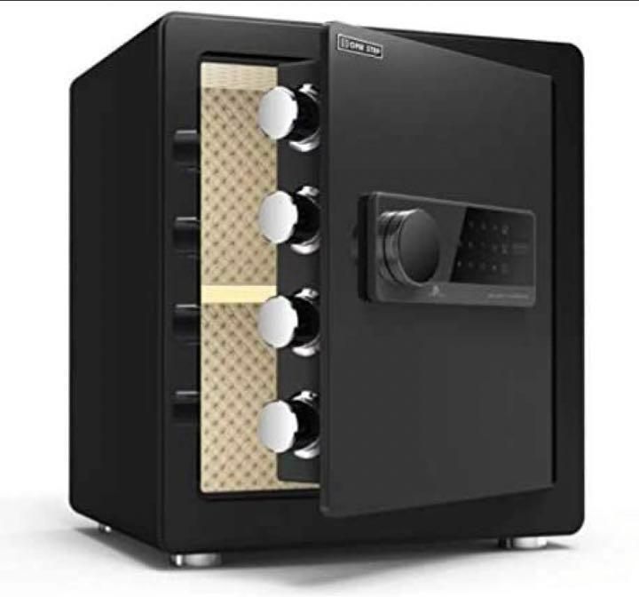 金庫 43L ブラック　電子テンキー式 鍵2本　振動警報 防犯b678 金庫 43L ブラック 電子テンキー式 鍵2本 振動警報 防犯b678 商品の