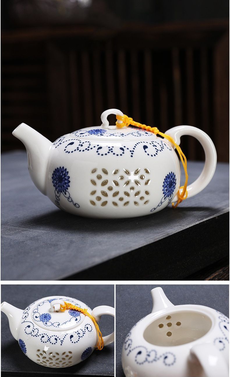 白色 陶磁器 中国茶器 皿付き 透かし模様で茶の色が見える玲瓏磁器 玲瓏磁 陶磁器 白磁 玲瓏