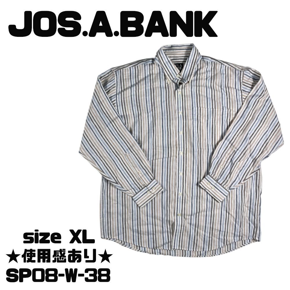 ☆使用感あり☆JoS.A.BANK 長袖シャツトップス リネン100