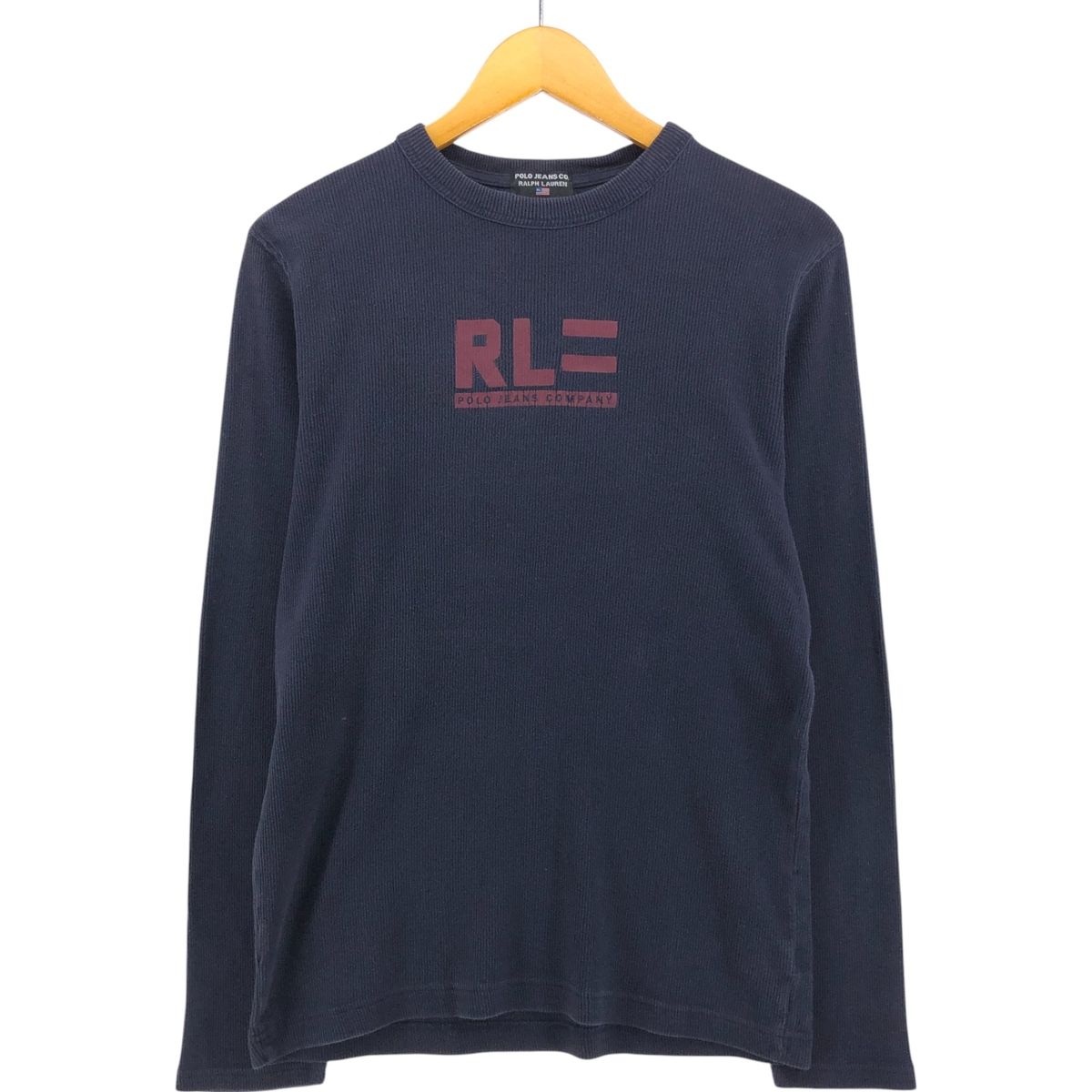 古着 ラルフローレン Ralph Lauren POLO JEANS COMPANY サーマルロンT ワッフル メンズS相当|eaa538432