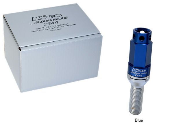 KYO-EI_Kics レデューラレーシング ボルト＆ロックボルトZS44 M14×P1.25_60°テーパー_首下45mm×全長101mm_ ブルー