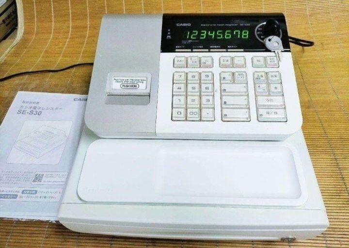 カシオレジスター SE-S30 人気機種 コンパクト 送料無料 3030773