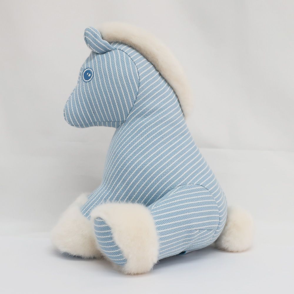 【HERMES】ぬいぐるみ/ベビーエルミー/ブルーグラシエ/箱付き ♡エルメスベビーエルミーブルー♡ HERMES】ぬいぐるみ/ベビーエルミー