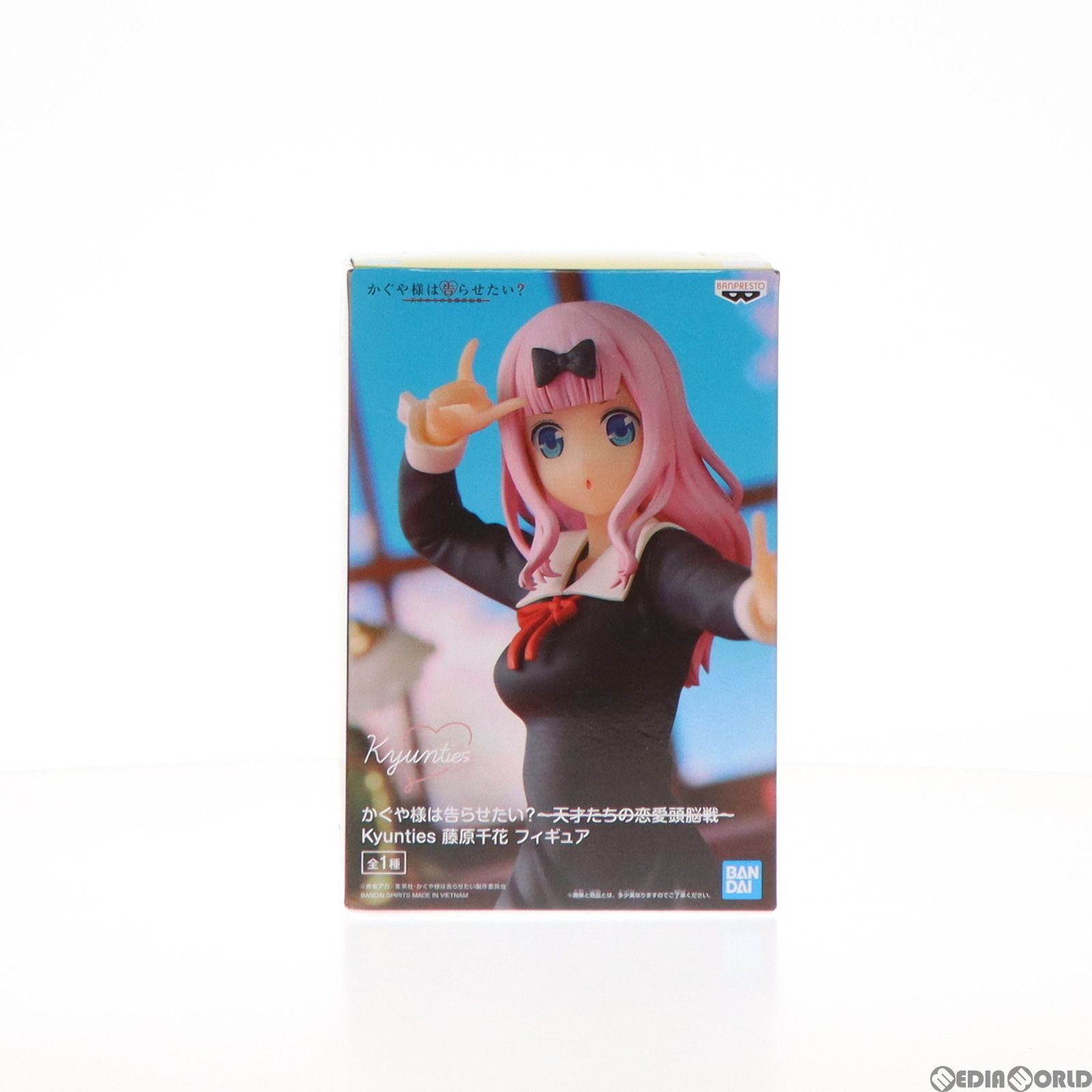 かぐや様は告らせたい　フィギュア　藤原千花　Kyunties Amazon.co.jp: かぐや様は告らせたい? 天才たちの恋愛頭脳戦