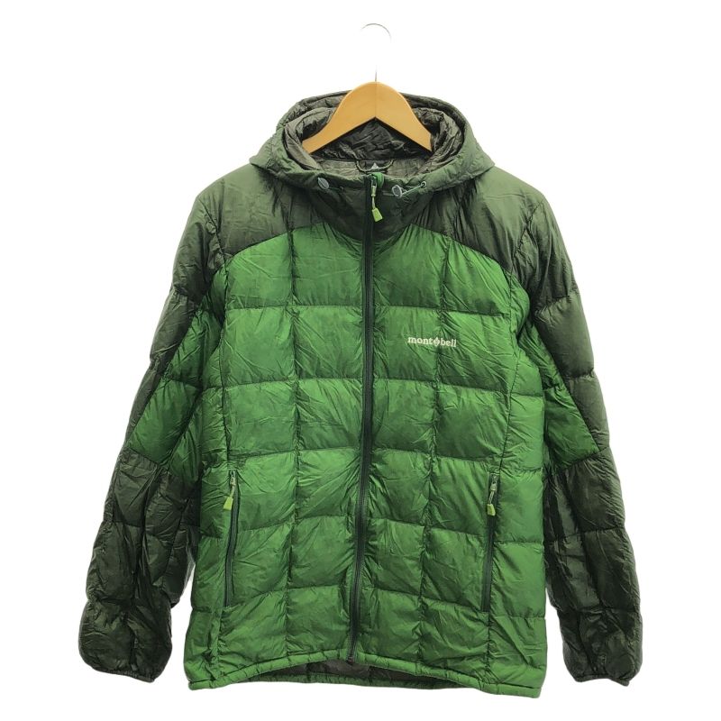 ショップ 【】mont-bell スペリオルダウンパーカー グリーン サイズM