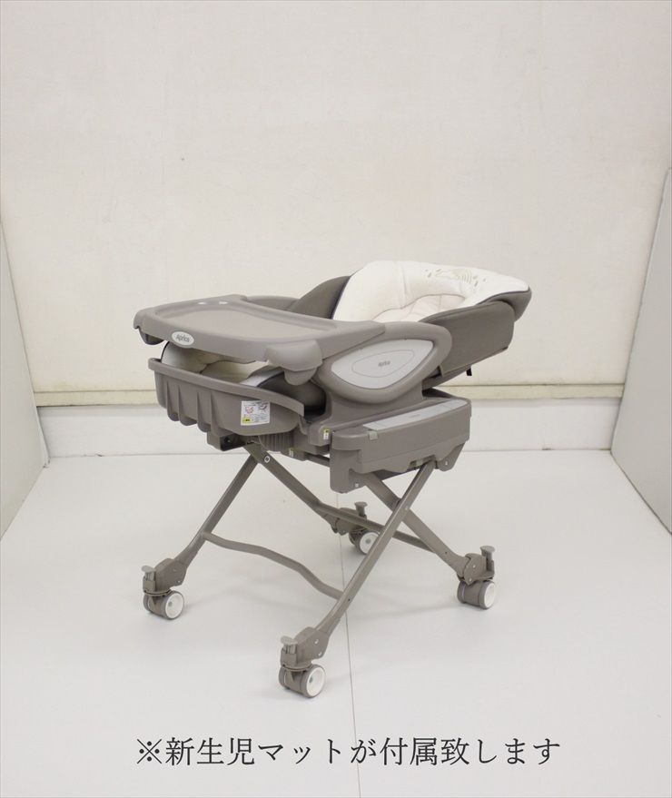 ユラリズム オート AB ムーンロック 新生児OK アップリカ 電動スウィングハイローチェア 寝かしつけサポート クリーニング済み A5734416